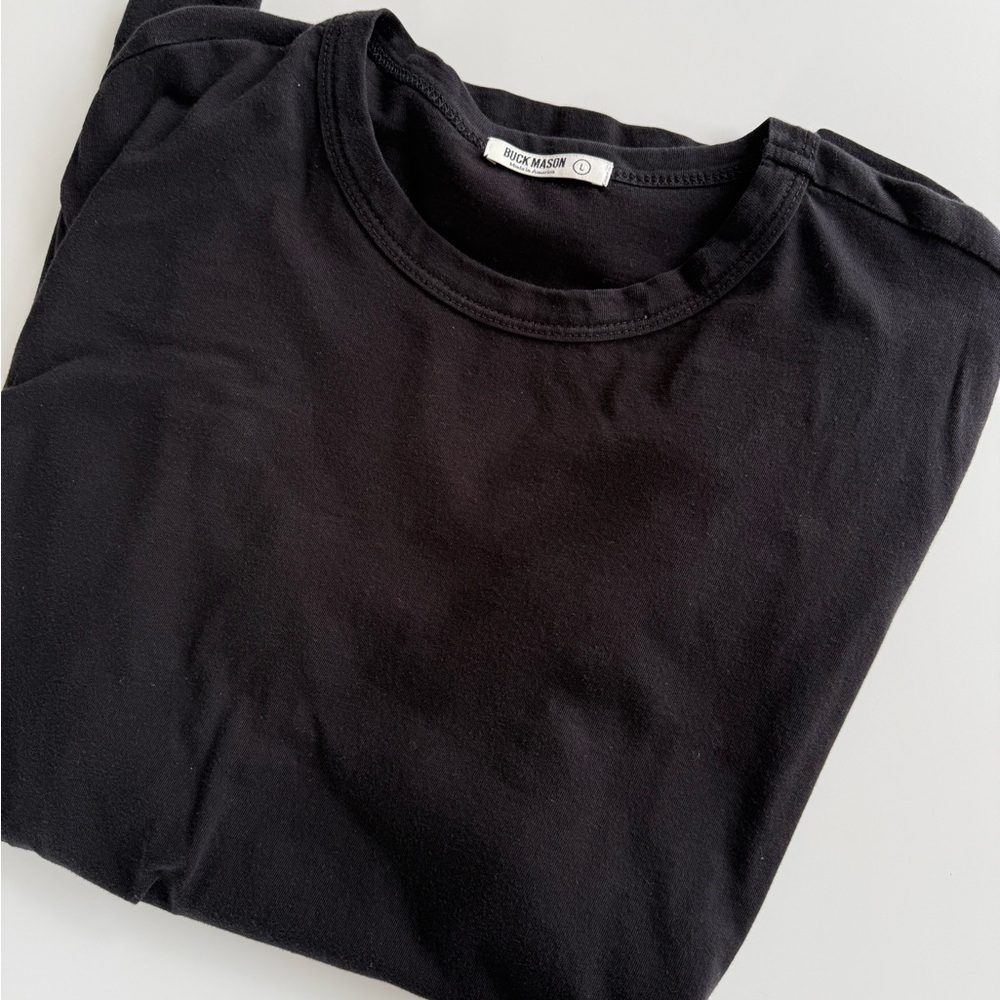 Buck Mason Classic Black Tee